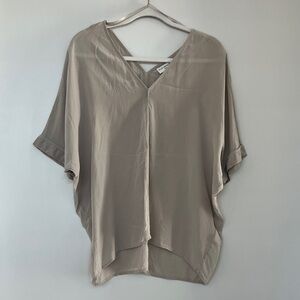 Club Monaco Silk Popover Shirt